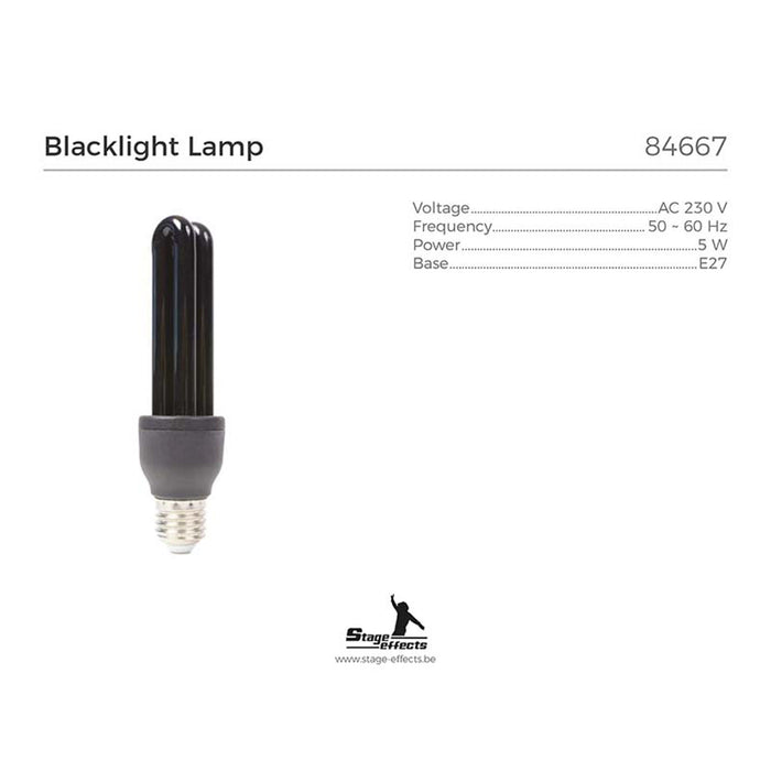 Schwarzlicht Leuchte Blacklight 5W E27