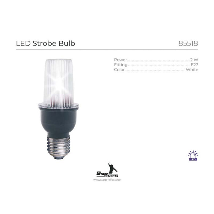 Stroboskop Leuchte LED-Blitz 1W E27 Energiespar
