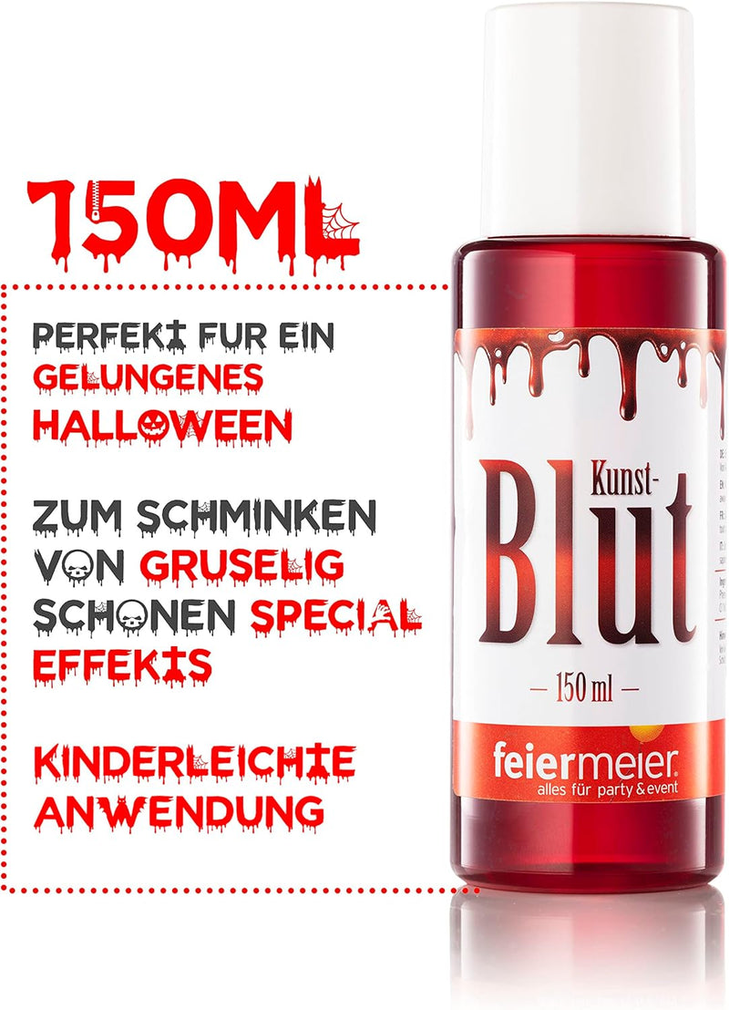 Kunstblut Flasche 150ml | versiegelt - Made in Germany