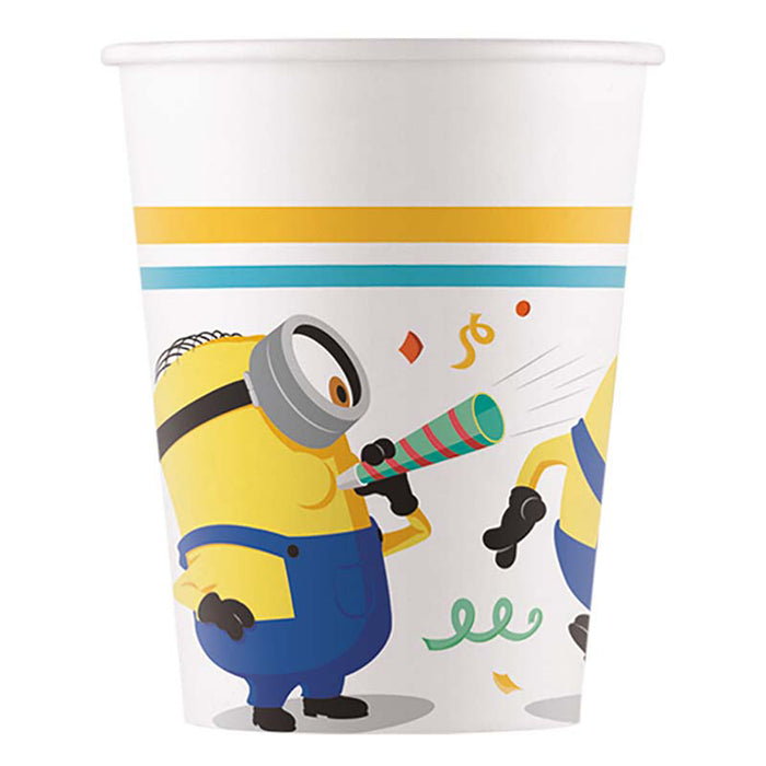"Minions" Tischdeko | Pappbecher 200ml/8Stk.