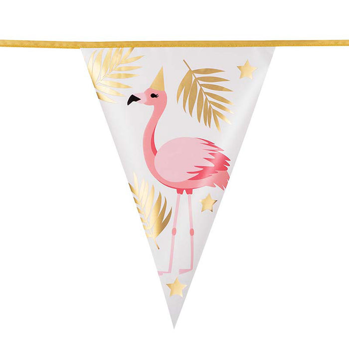 Wimpelkette PE 20x30cm L: 4m | Flamingo