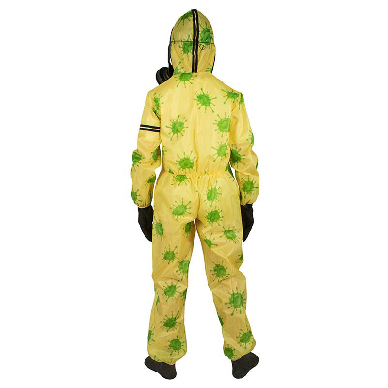 Kostüm Kid Virenzerstörer Jumpsuit Kapuze Gr. 140