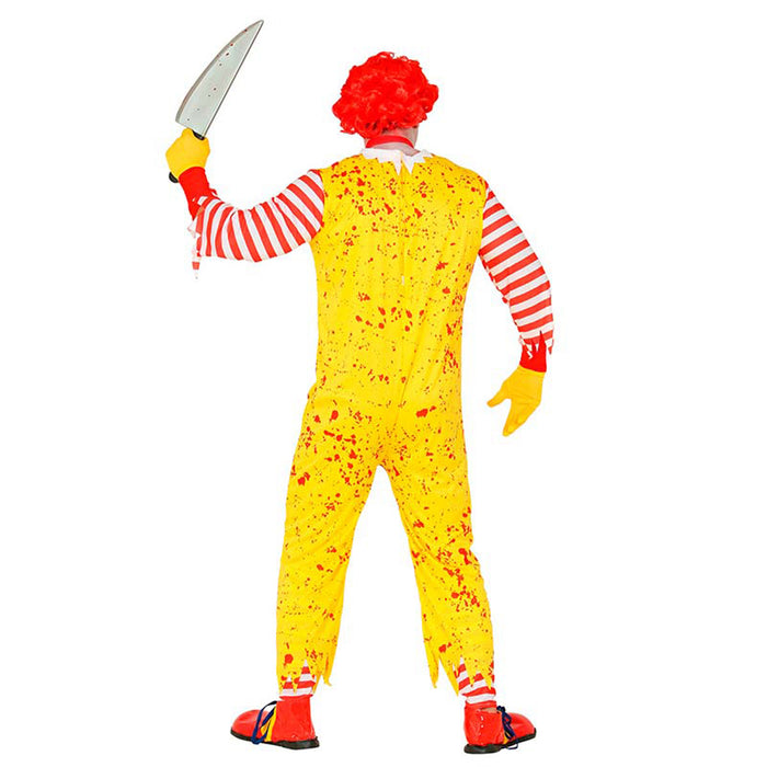 Kostüm Killerclown Gelb