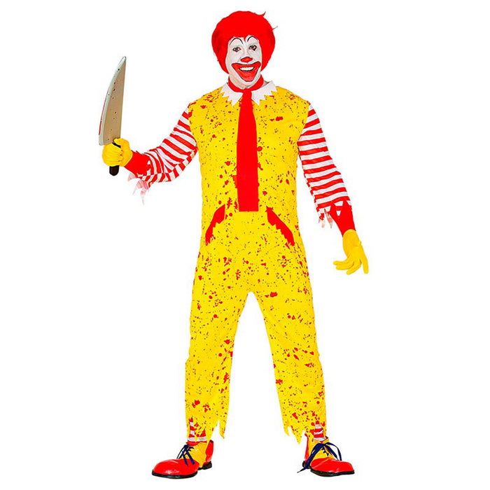 Kostüm Killerclown Gelb