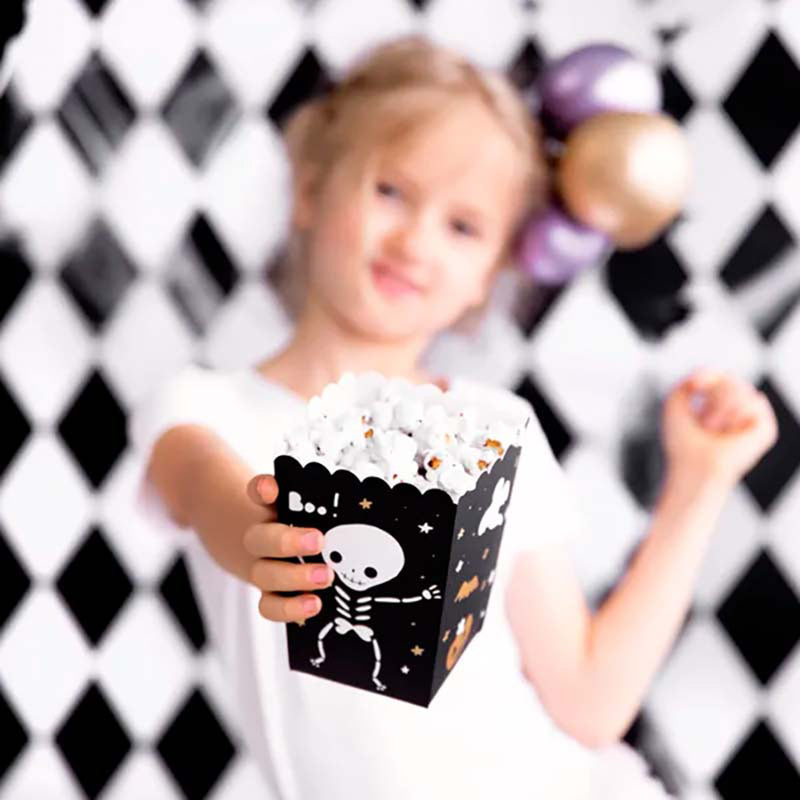 Tüte Popcorn Halloween Box 6Stk.