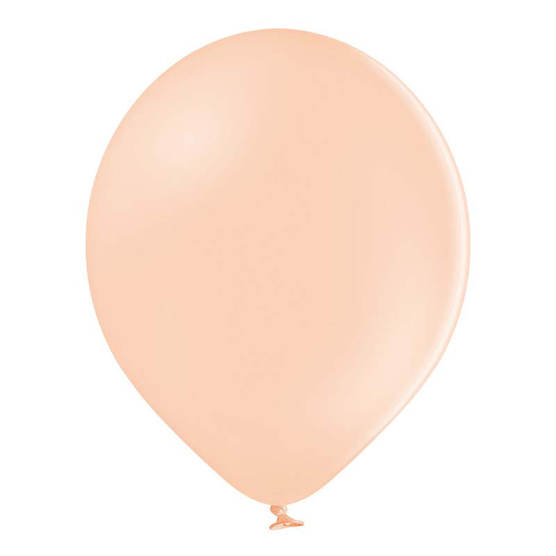 50 Luftballons Uni Pastell Ø 30/33cm | Peach