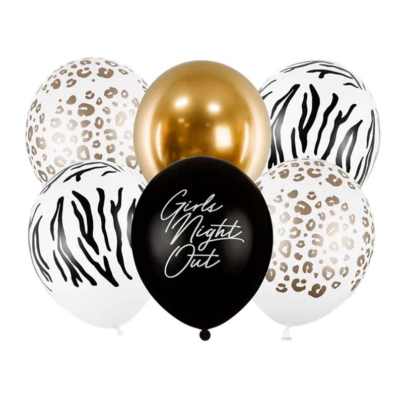 6 Stk. Luftballon Ø30cm "Girls Night Out"