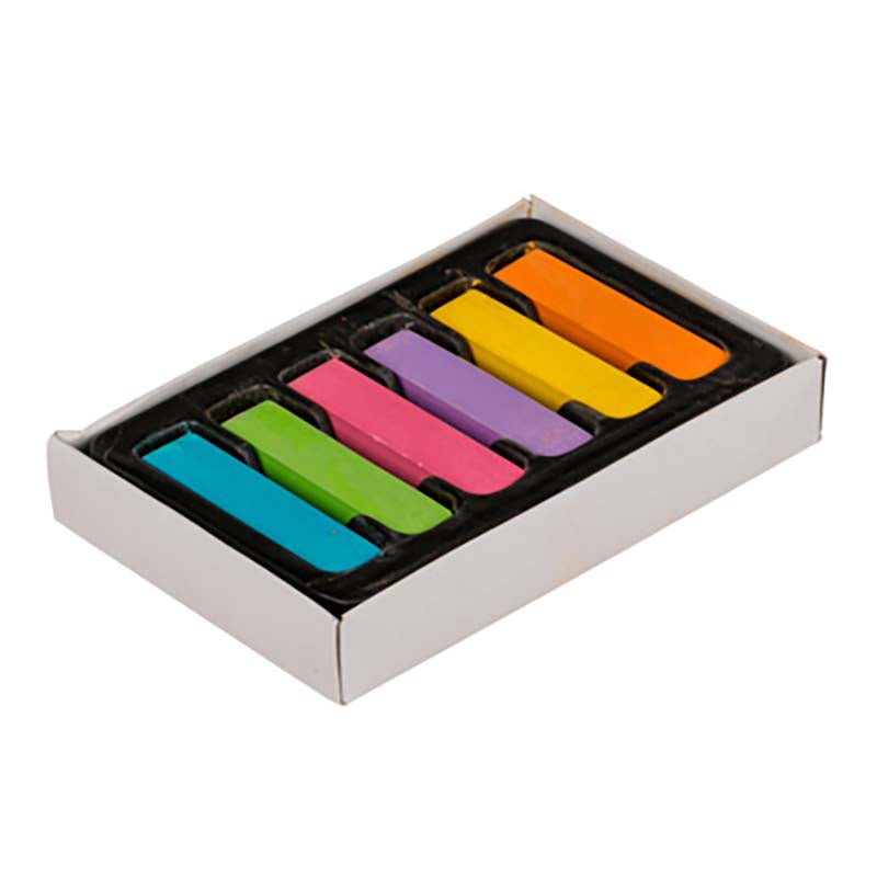 Kreide für Haare mit 6 Farben