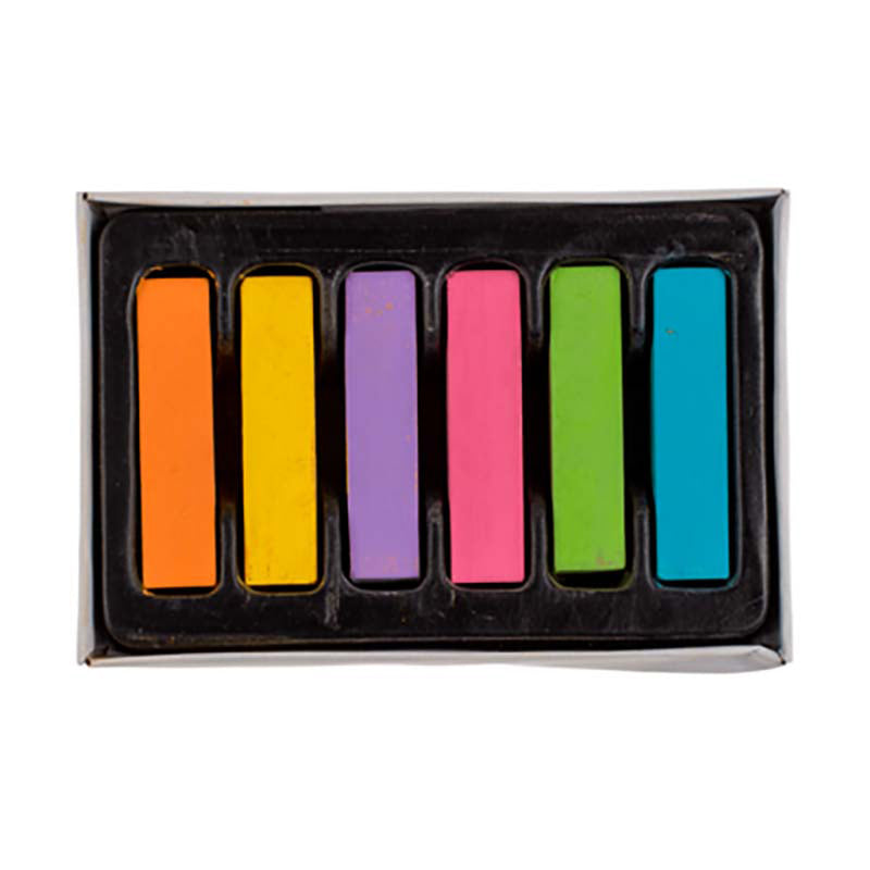 Kreide für Haare mit 6 Farben