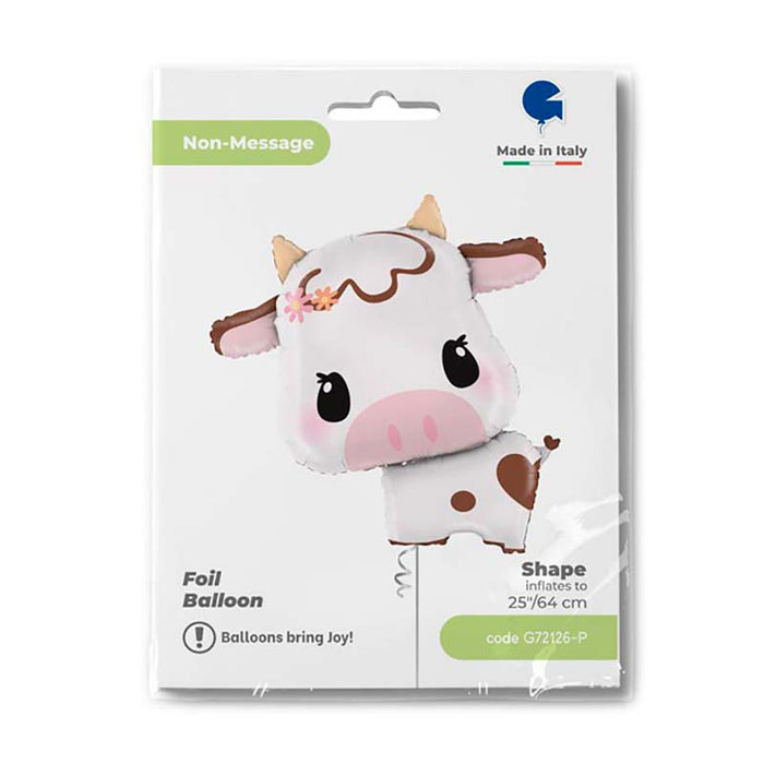 Shape Folienballon "Süße Kuh" | 64 cm