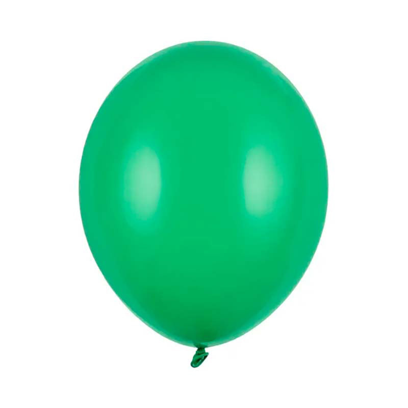 50 Stk. Luftballon Ø30cm "Uni Pastell" | Dunkelgrün