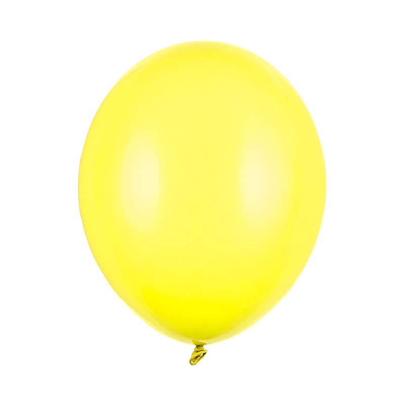 50 Stk. Luftballon Ø30cm "Uni Pastell" | Pastell Gelb