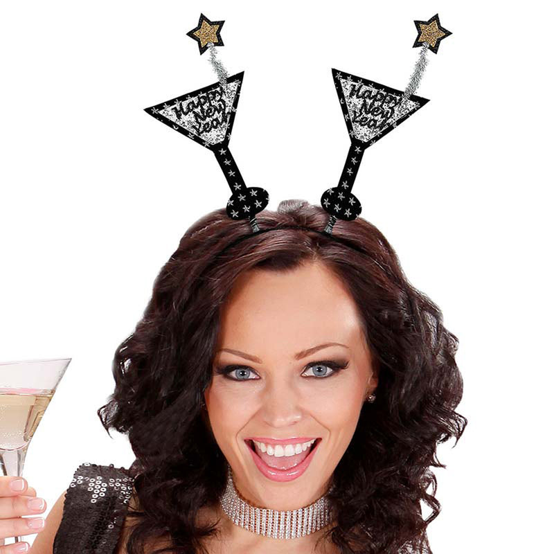 Haarreif New Year Cocktail Silber