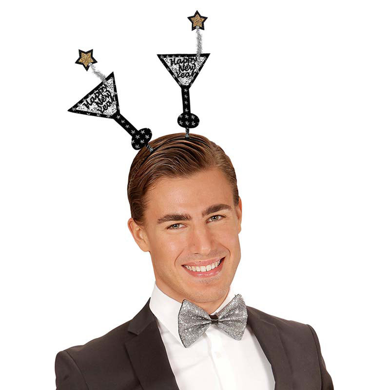 Haarreif New Year Cocktail Silber