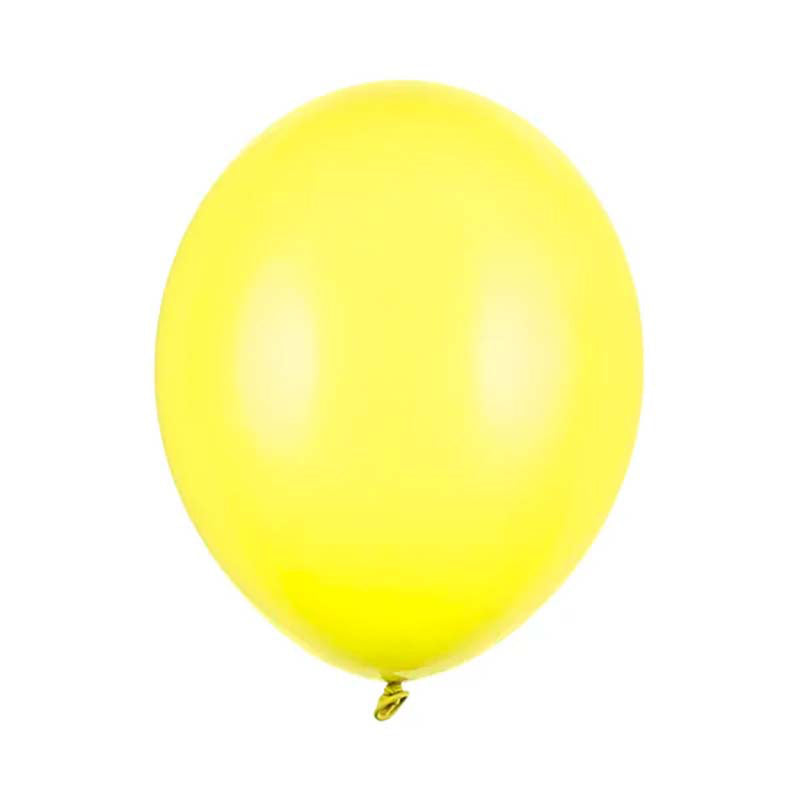 10 Stk. Luftballon Ø30cm "Uni Pastell" | Pastell Gelb