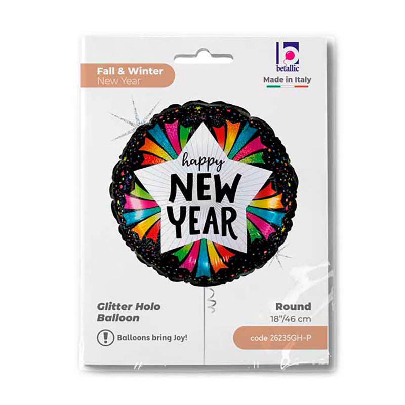 18"/Ø46cm Folienballon "New Year"