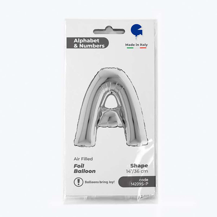ABC14 Buchstabe A silber 36 cm