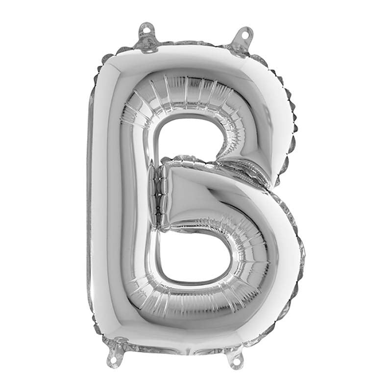 ABC14 Buchstabe B silber 36 cm