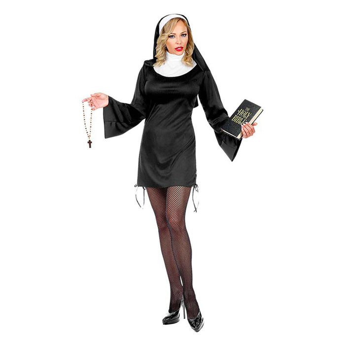 Kostüm Nonne für Damen | Kleid und Haube