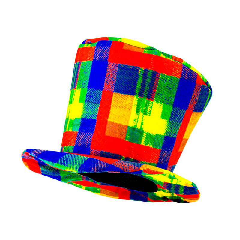 Hut Clown Zylinder bunt