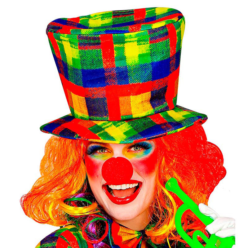 Hut Clown Zylinder bunt