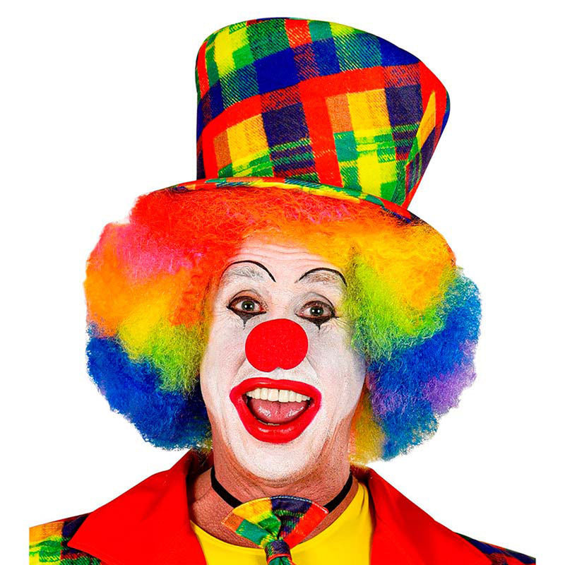 Hut Clown Zylinder bunt