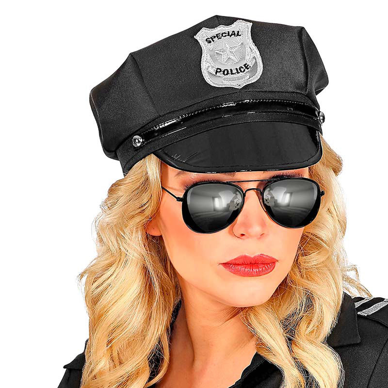 Brille Polizist verspiegelt