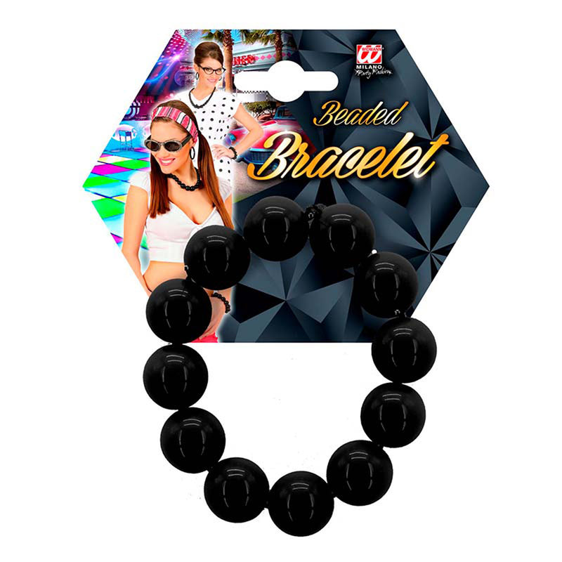 Armband 70er Jahre Schwarz