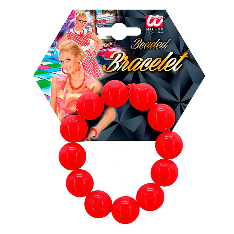 Armband 70er Jahre Rot