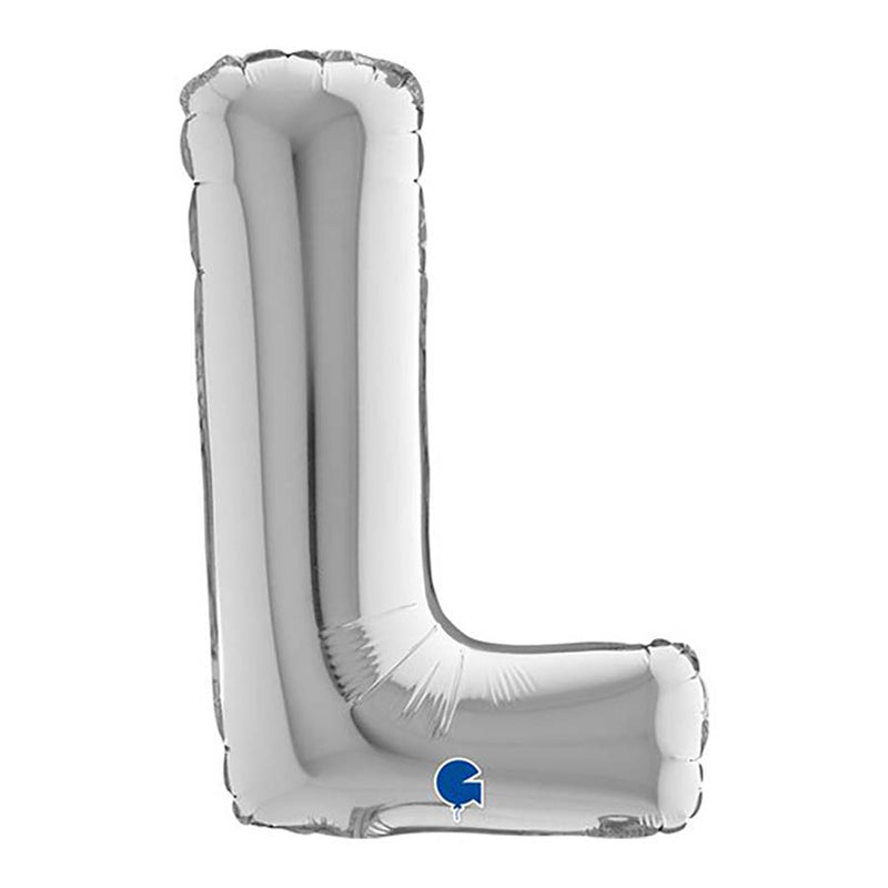 ABC14 Buchstabe L silber 36 cm