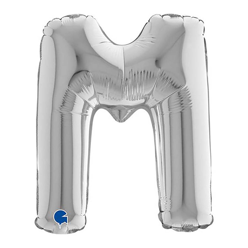 ABC14 Buchstabe M silber 36 cm