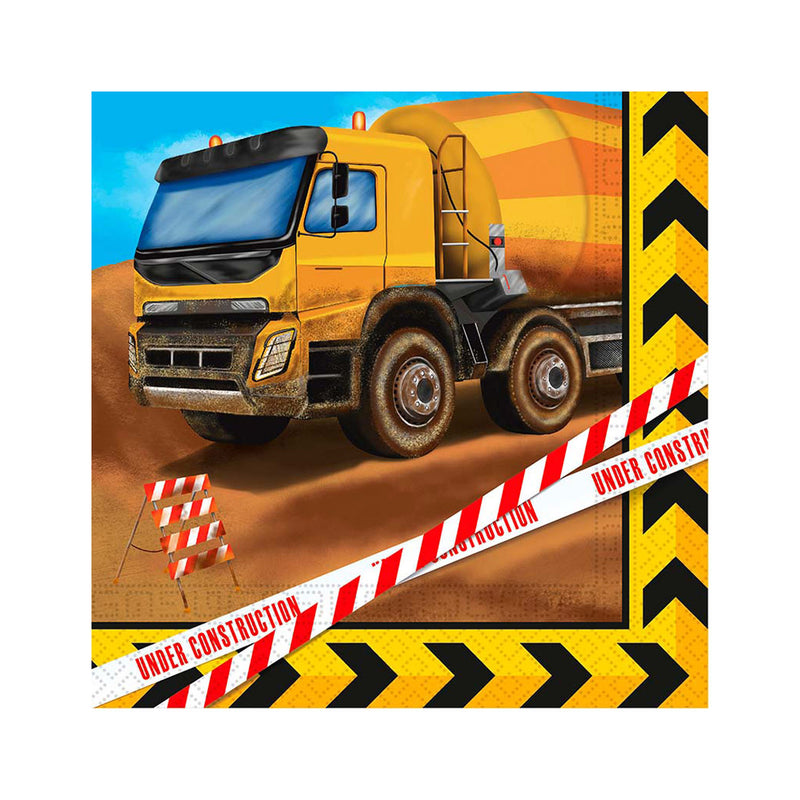 "Baustelle" | Servietten 20Stk./33x33cm
