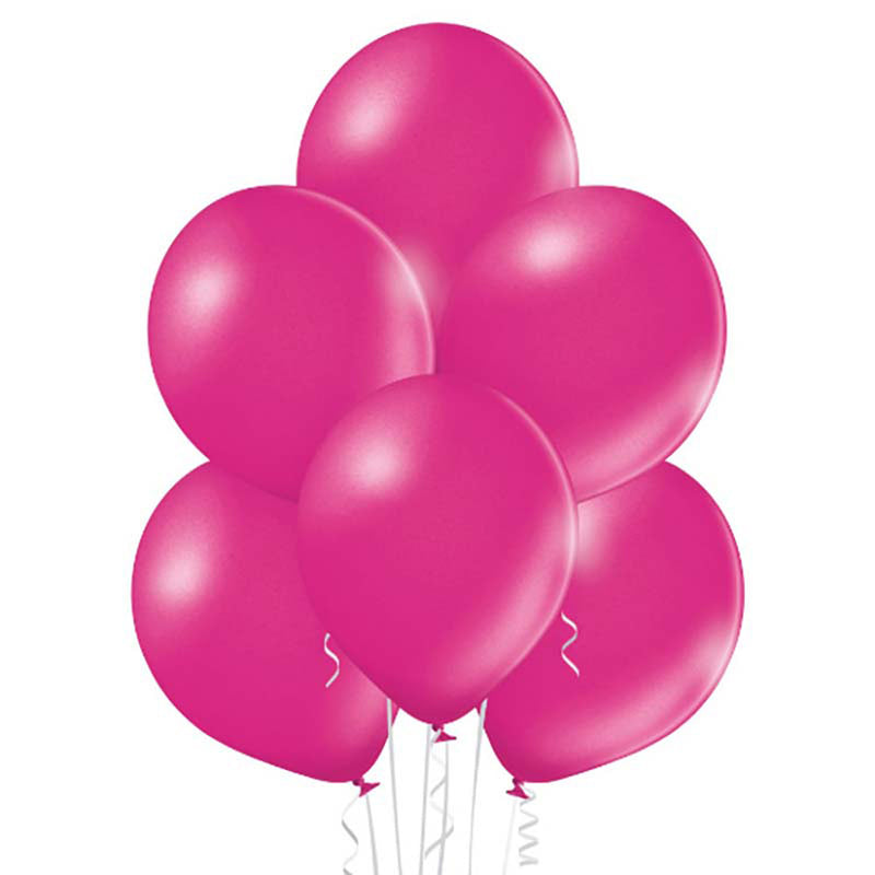 25 Stk. Luftballon Uni Metallic Ø 30cm | Fuchsia #064