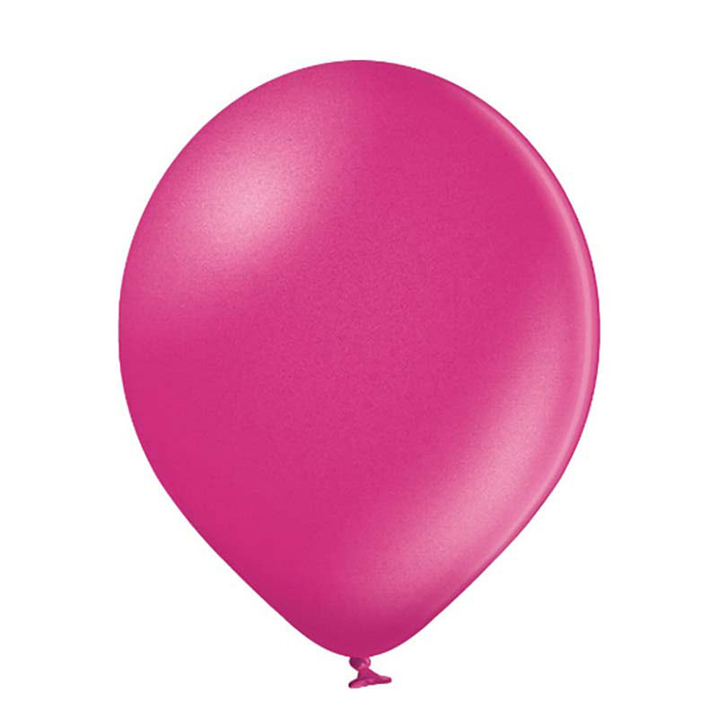 25 Stk. Luftballon Uni Metallic Ø 30cm | Fuchsia #064