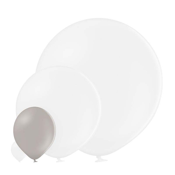 25 Stk. Luftballon Unifarben Ø 30cm | Warm Grey #440