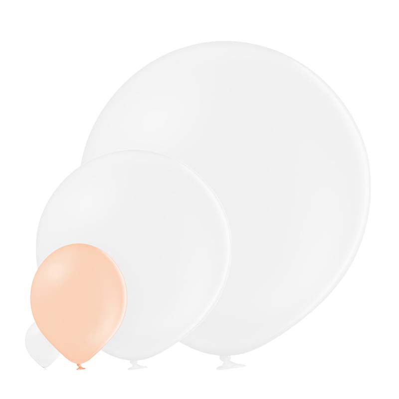 25 Stk. Luftballon Unifarben Ø 30cm | Pfirsich #453