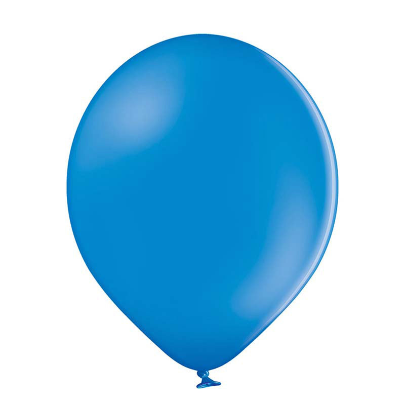 25 Stk. Luftballon Unifarben Ø 30cm | Mittelblau #012