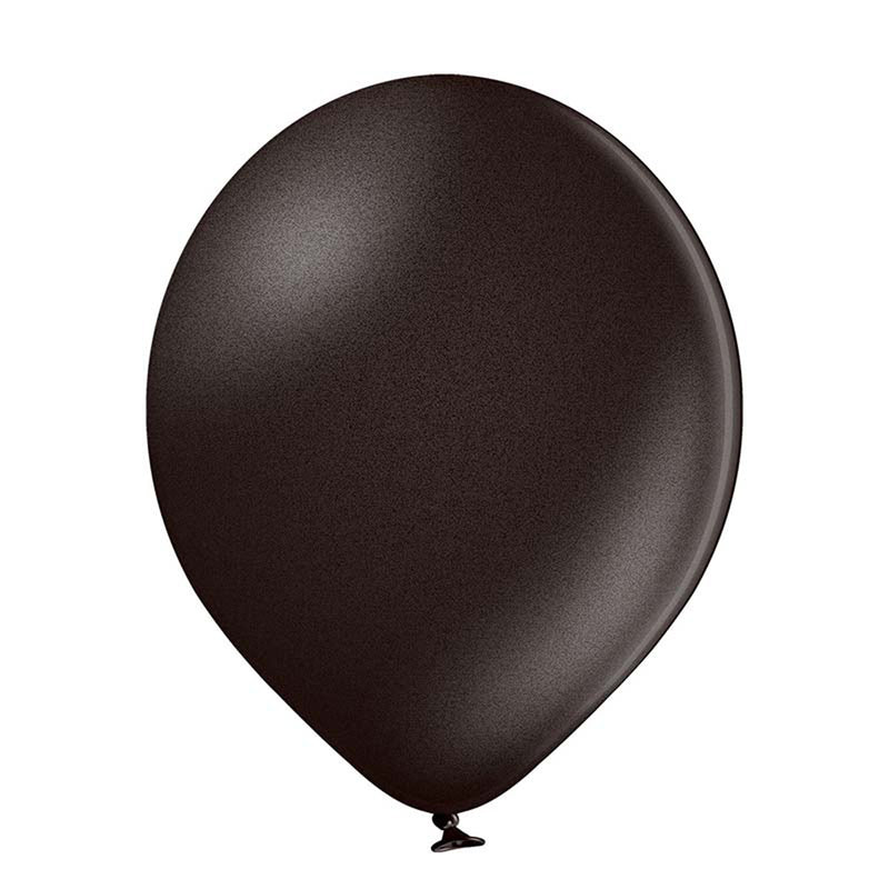 25 Stk. Luftballon Uni Metallic Ø 30cm |  Schwarz#090