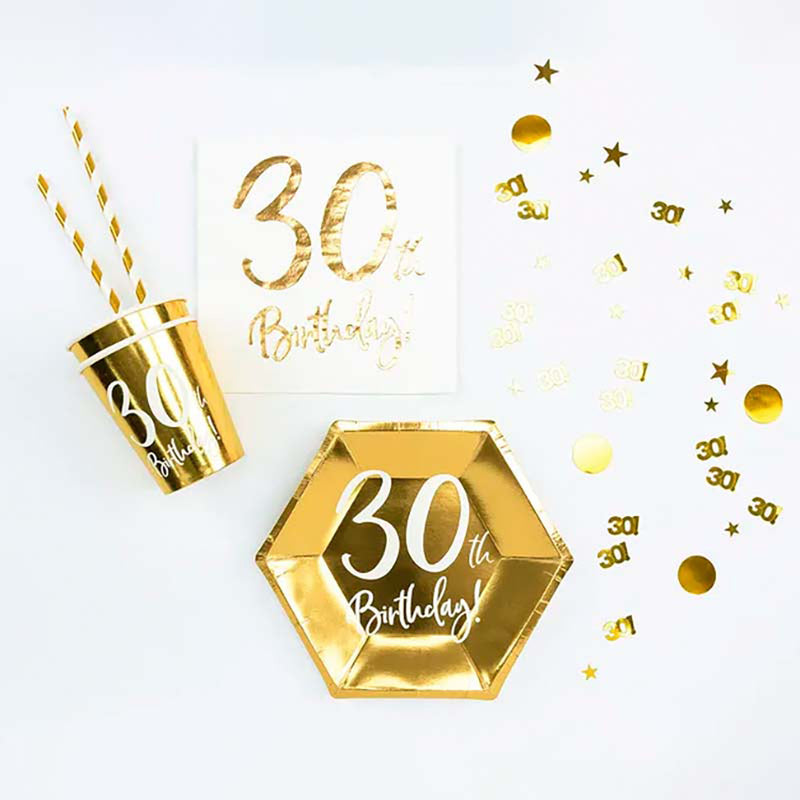 Konfetti Metall Happy Birthday #30 15g