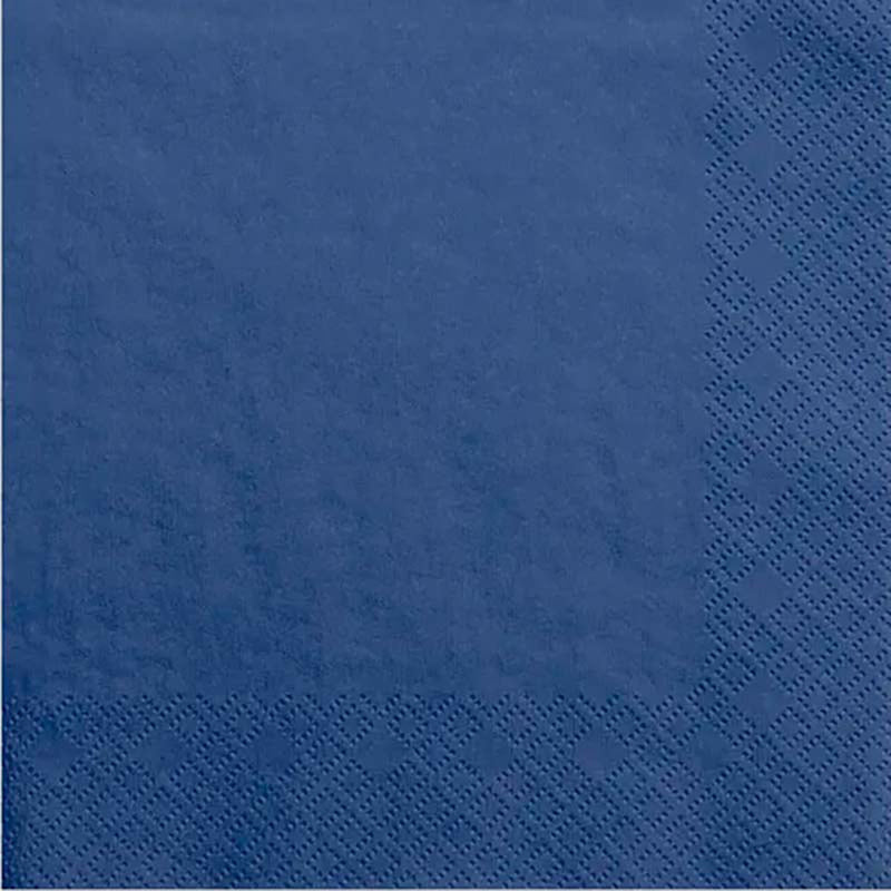 Servietten Uni 20Stk./33x33cm | Marineblau