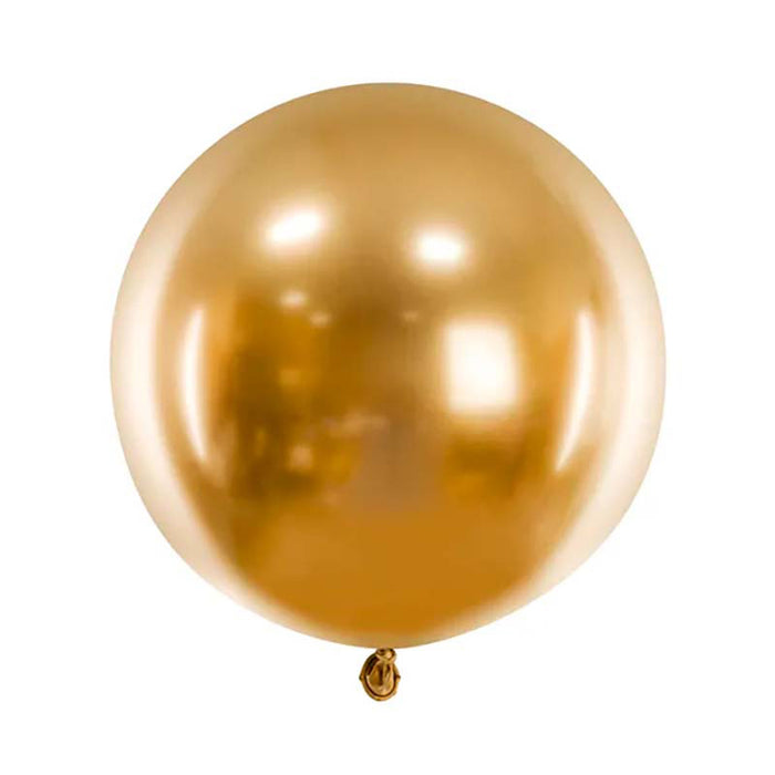 1 Stk. Luftballon Ø60cm "Uni Glossy" | Gold