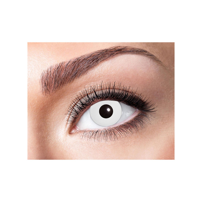 One Week Motiv Kontaktlinsen "White Zombie" | Weiß (w02)