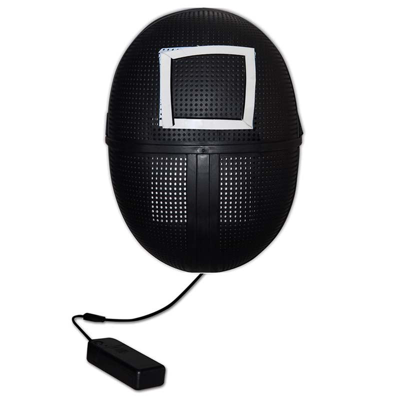 Maske LED Koreanisches Spiel Quadrat, div. Farben