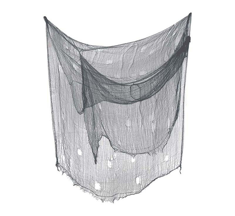Stofftuch Halloween 500x200cm Grau