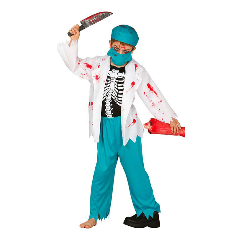 Kostüm Kid Zombie Chirurg 5-6J.