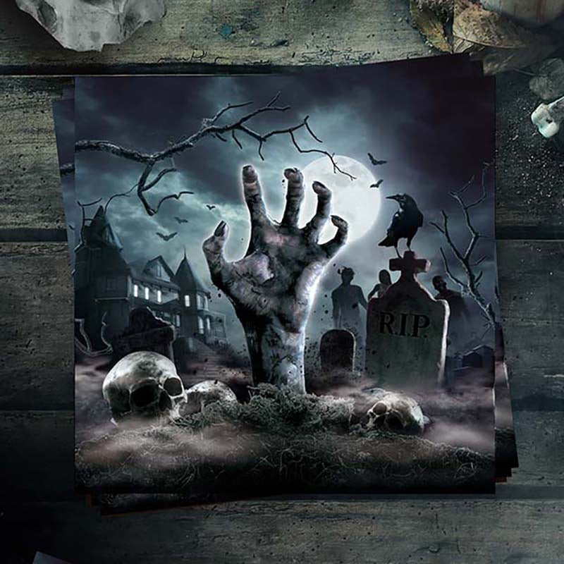 Servietten "Friedhof" 16x16cm/20Stk.