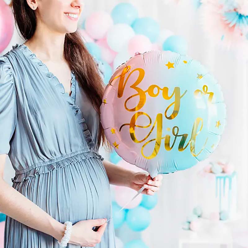 18"/Ø45cm Folienballon "Boy or Girl"