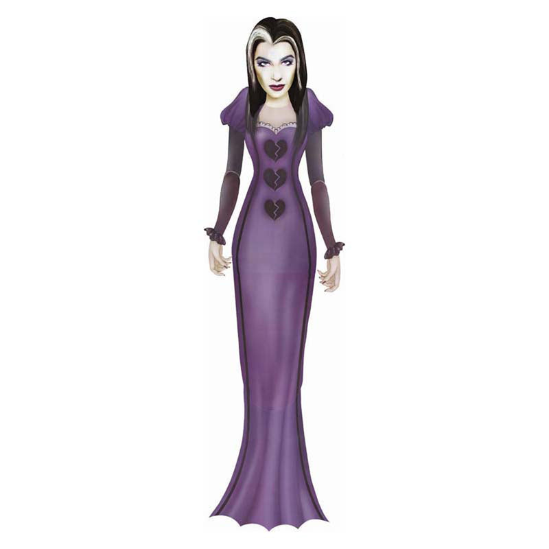 CutOut Halloween Lady Gothic 152 cm