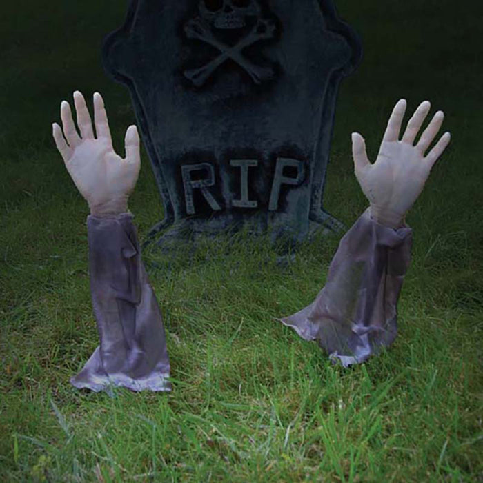Gartenstecker Arme gruselige Halloween Dekoration
