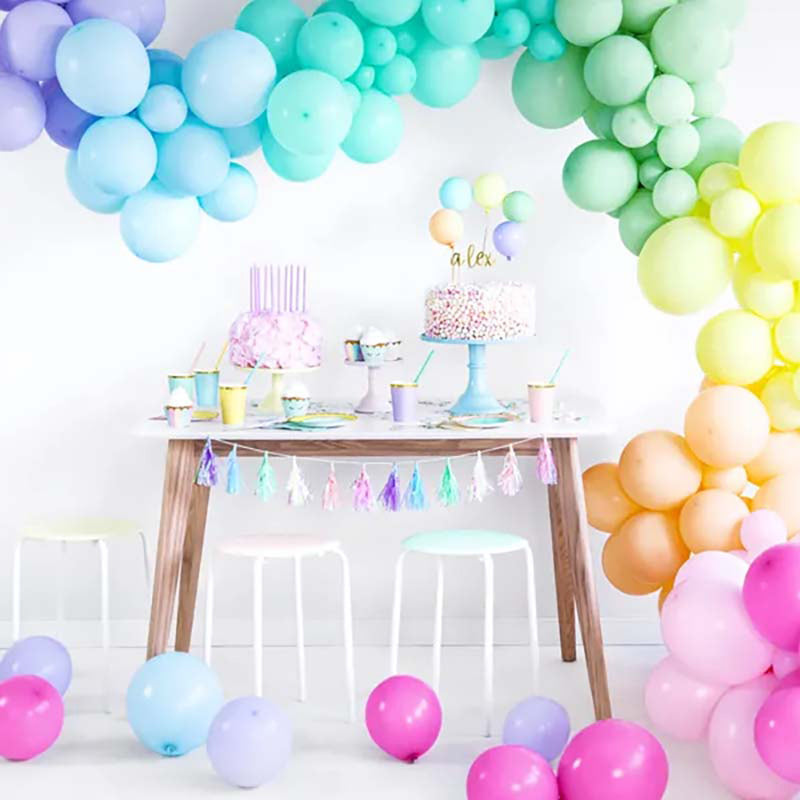 50 Stk. Luftballon Ø30cm "Uni Pastell" | Pfirsich Orange